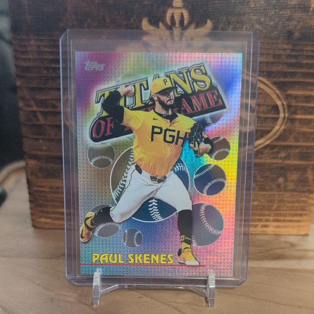 2026 Topps Paul Skenes Titans Of The Game Pirates Cy Young